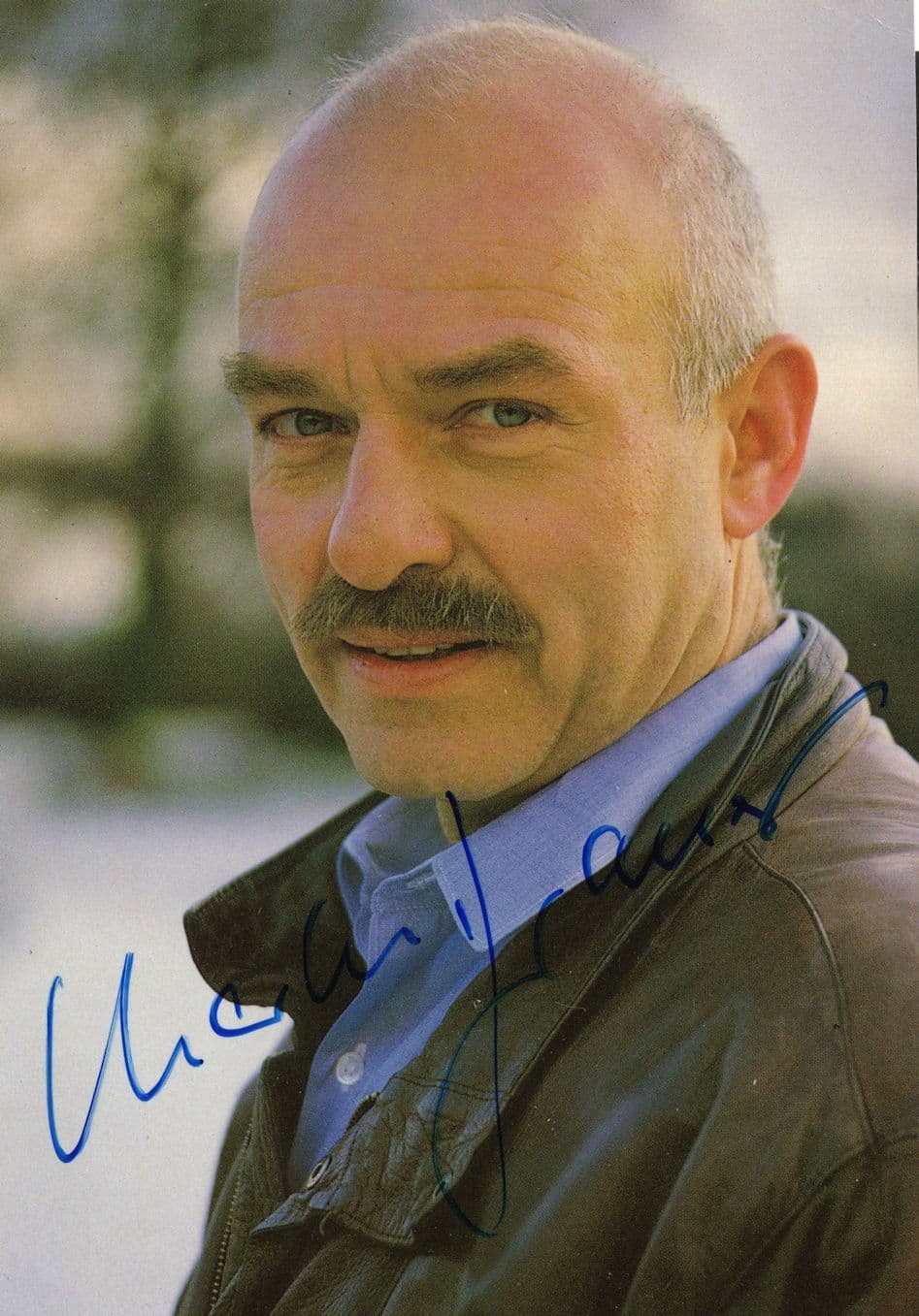 Charles Brauer German TV Film Actor Hand Signed Photo