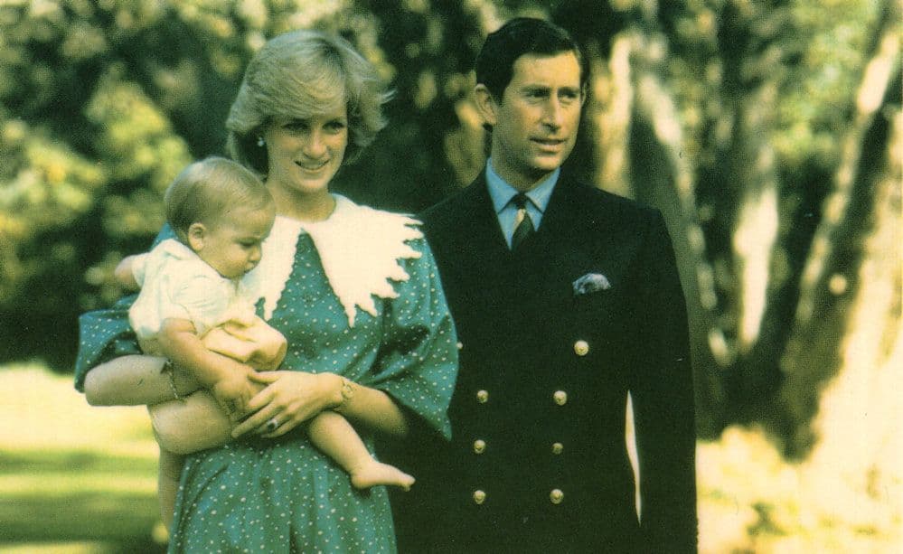 Charles & Diana At Government House New Zealand Postcard