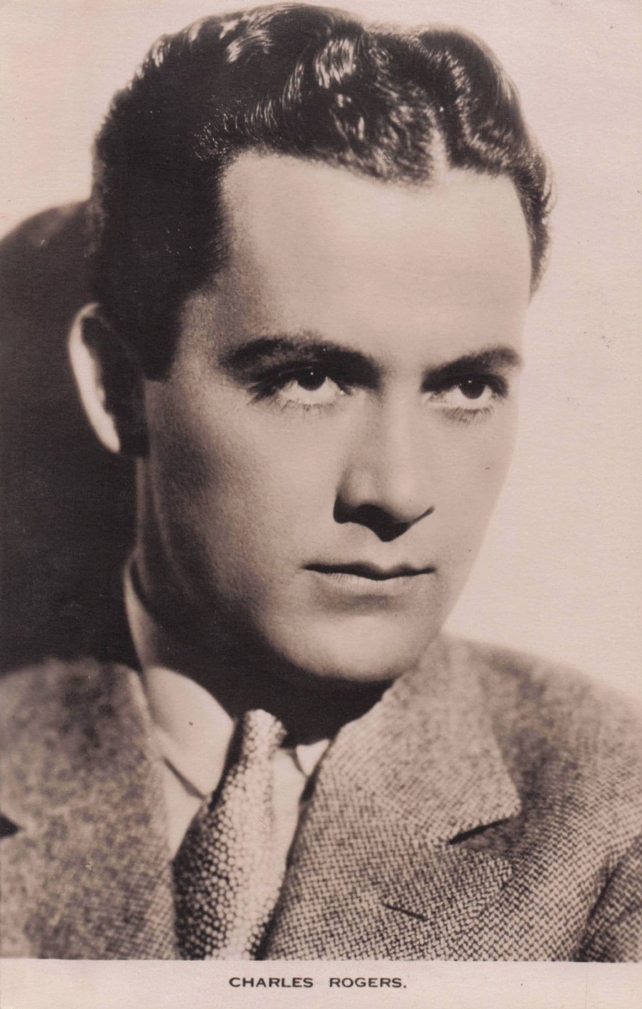 Charles Rogers Actor Film Weekly Real Photo Postcard