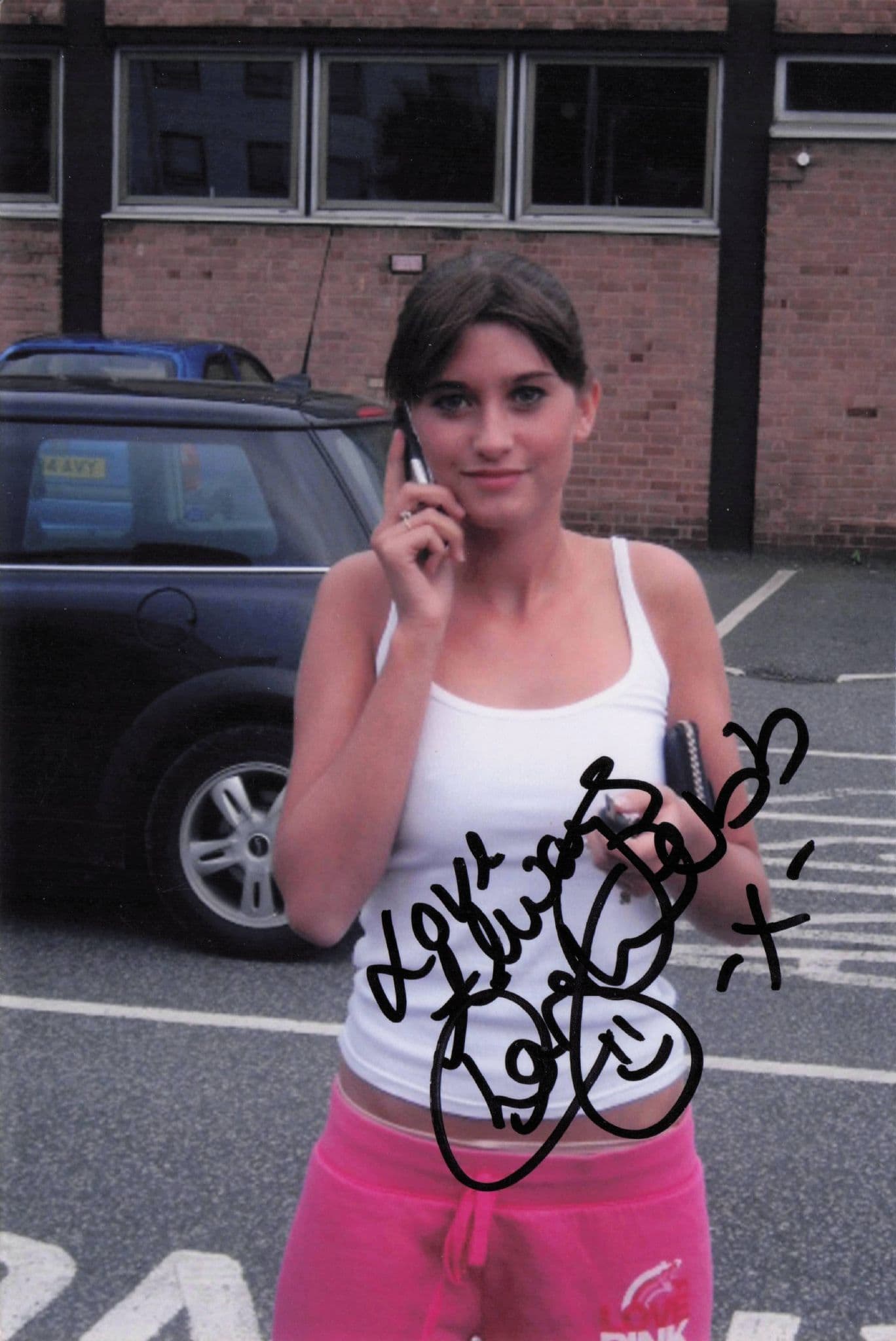 Charley Webb Debbie Dingle Outside Emmerdale Studios Hand Signed Photo