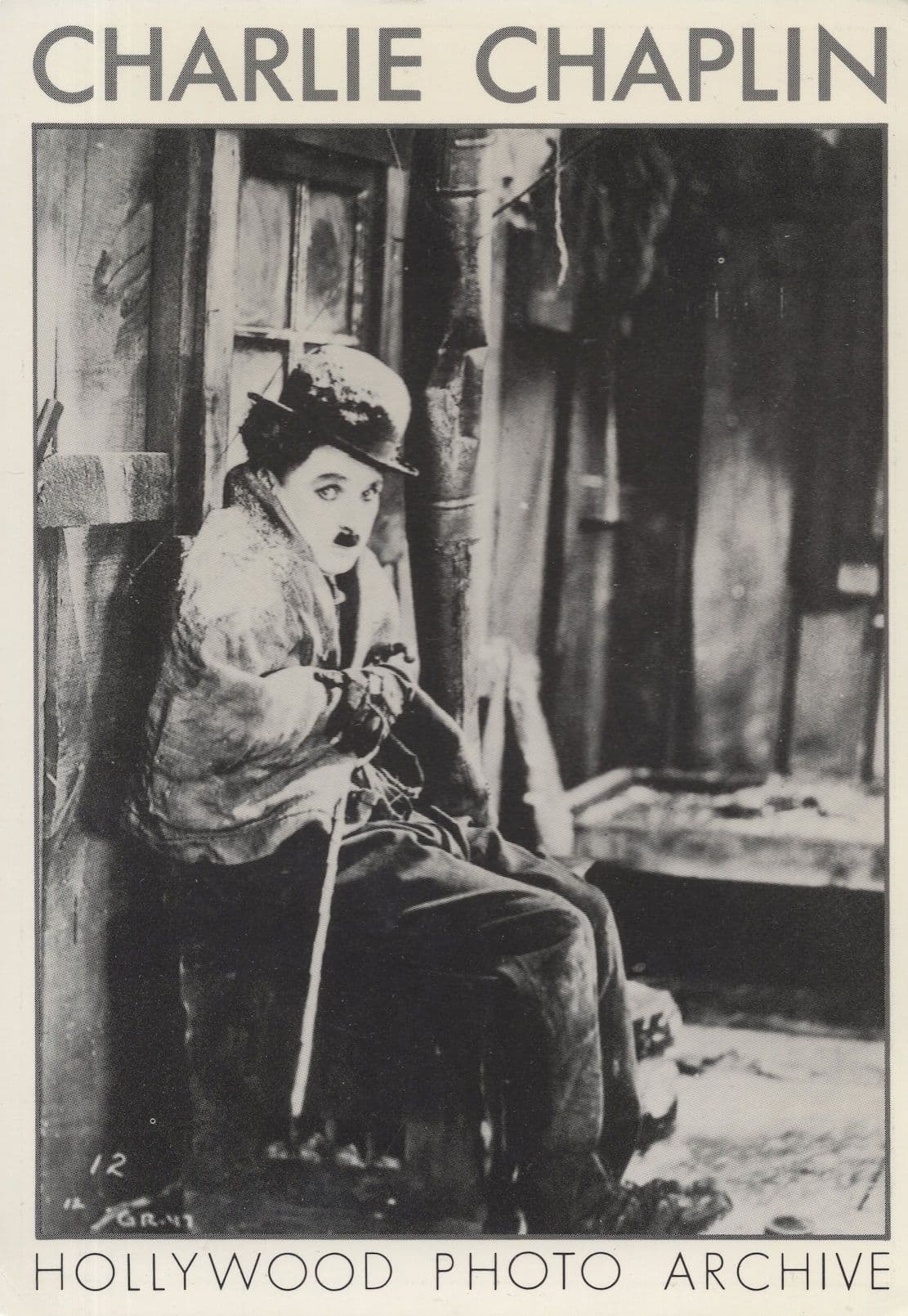 Charlie Chaplin Hollywood Photo Archive Rare Postcard