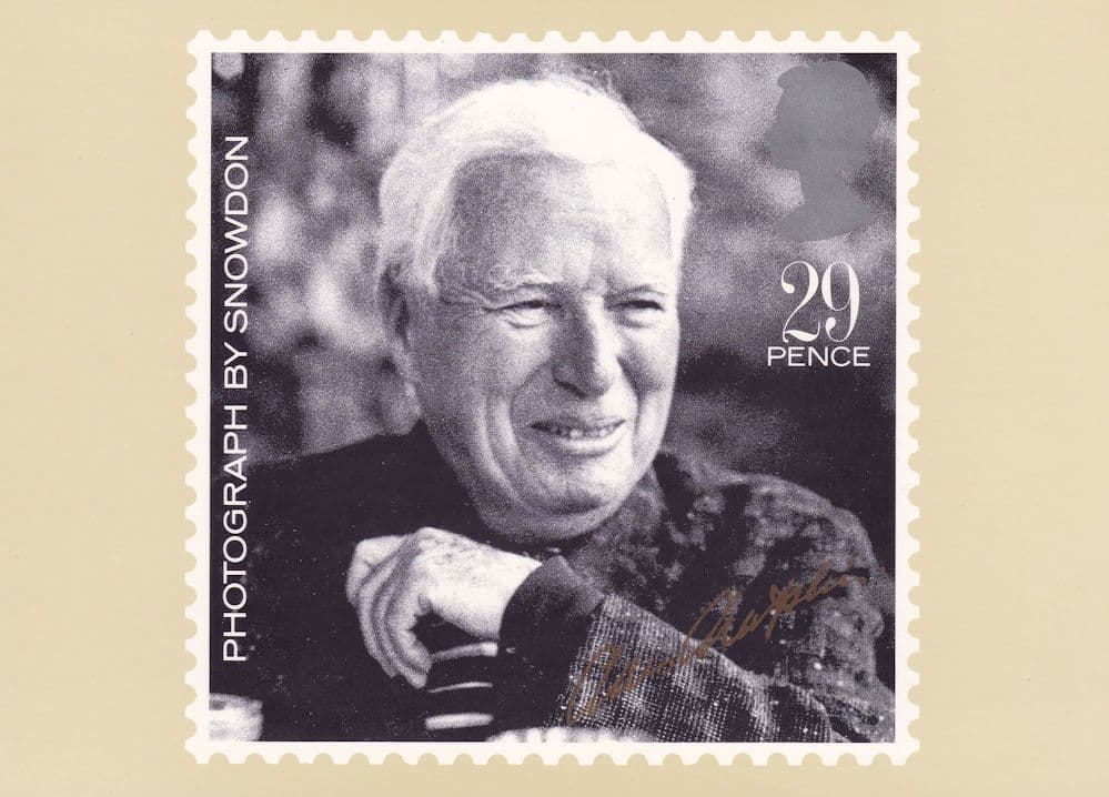 Charlie Chaplin Royal Mail Stamp Limited Edition Postcard