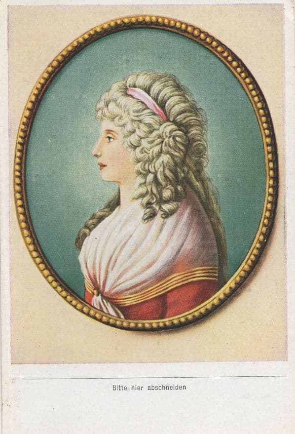 Charlotte Von Stein Weimar German Lady In Waiting Cigarette Card