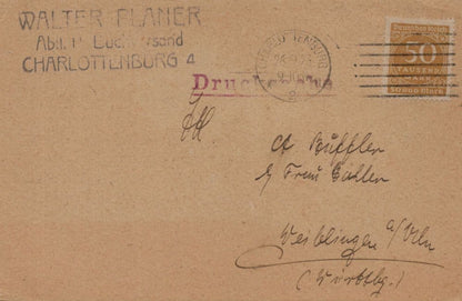 Charlottenburg Sweden Gold Mark Trade Increase Old Postcard