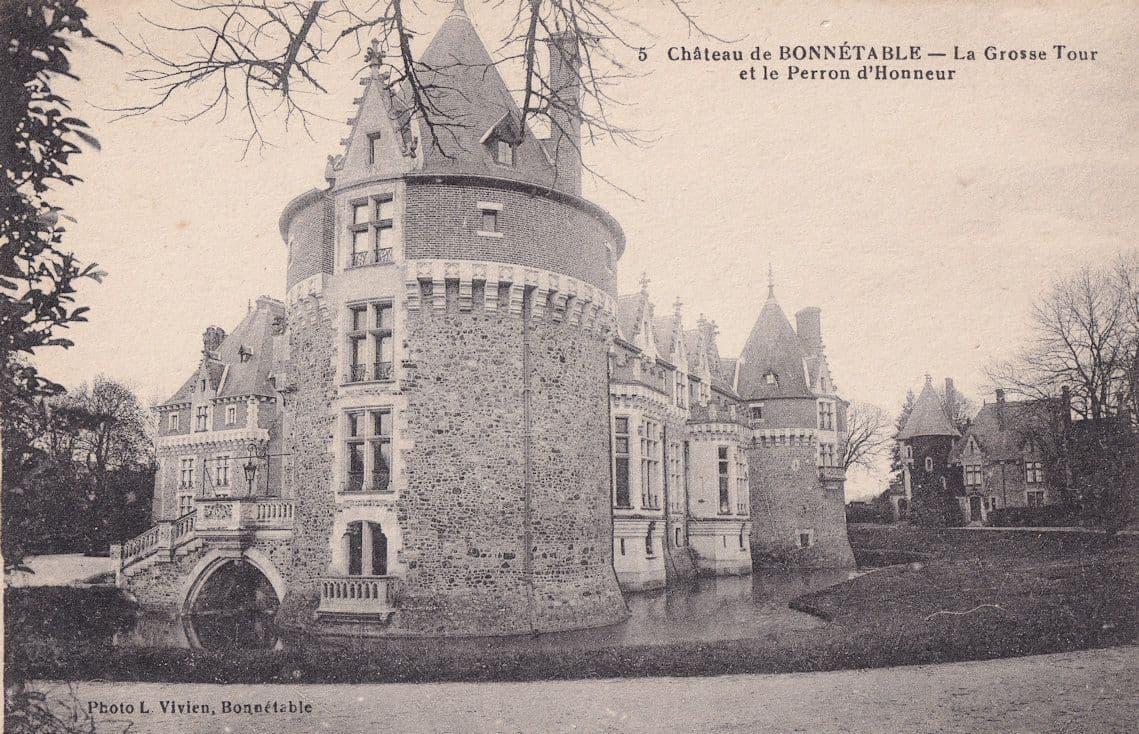 Chateau de Bonnetable French Antique Postcard