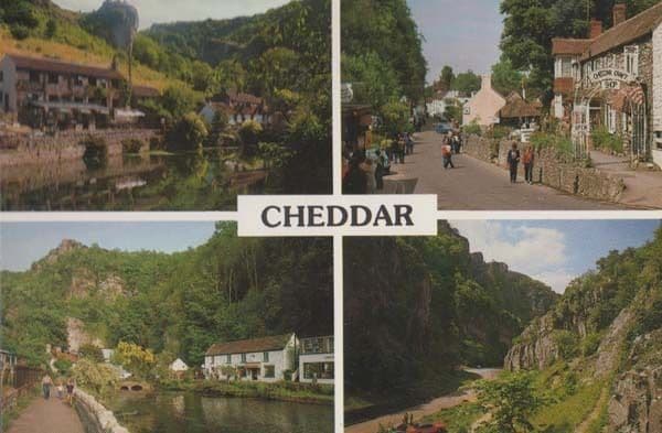 Cheddar Somerset Craft Gift Shop Postcard
