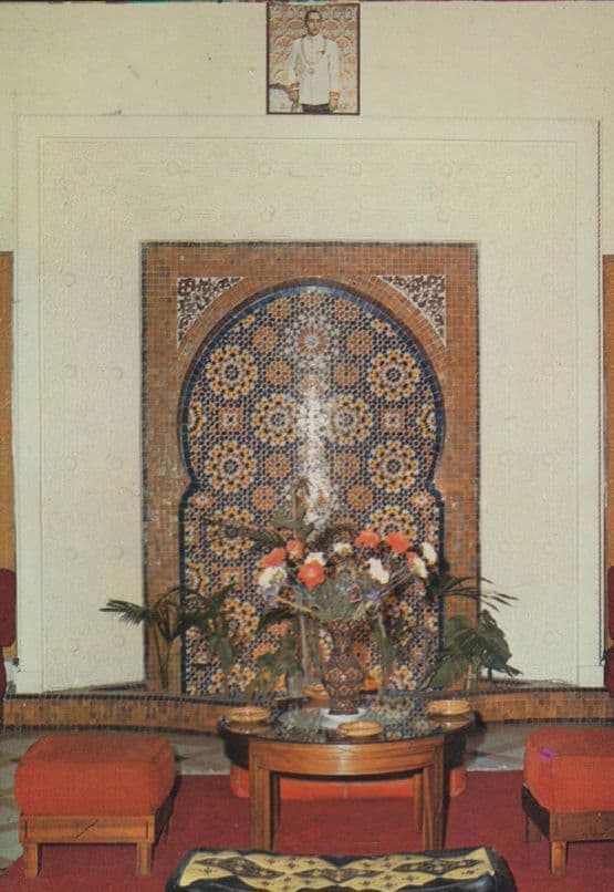 Chemins De Fer Hoteliere Casablanca Hotel Morocco Postcard