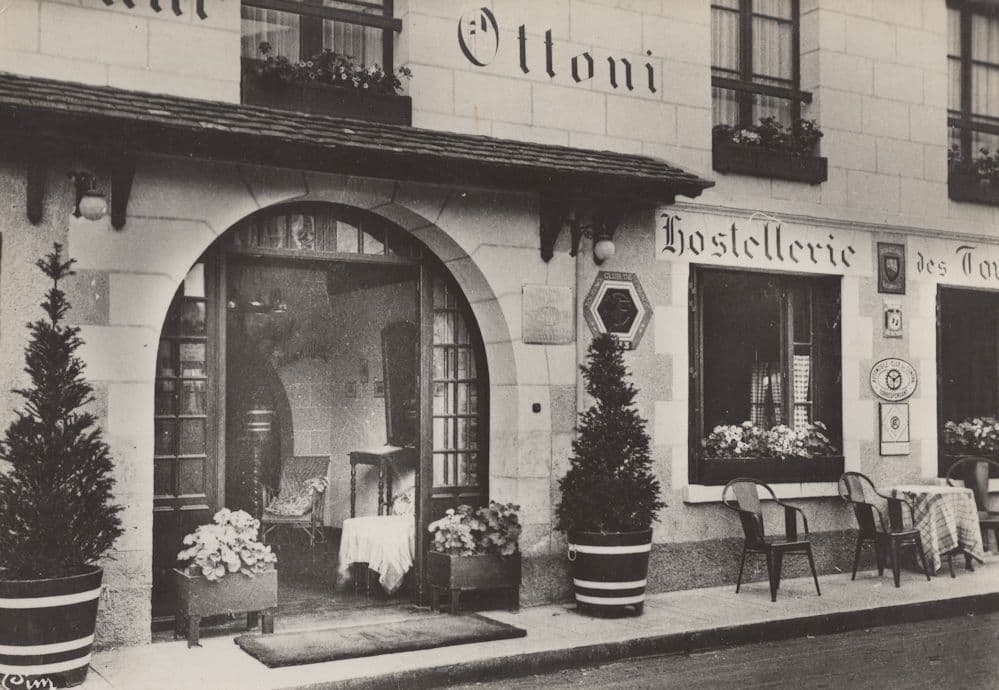 Chenonceaux Ottoni Hotel French Old RPC Postcard