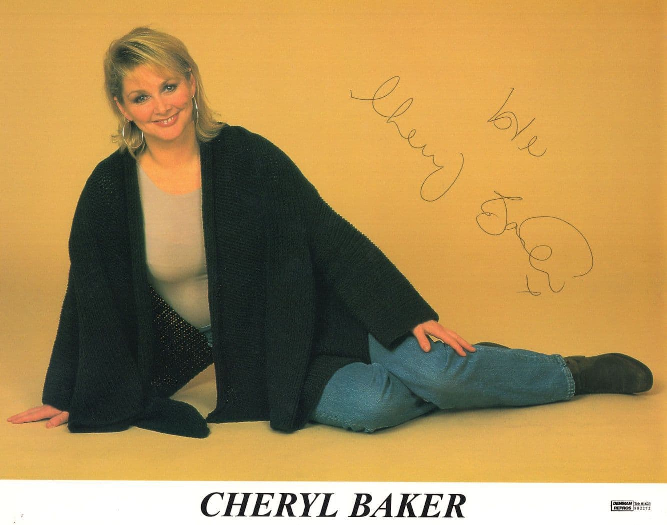 Cheryl Baker Bucks Fizz Eurovision Large 10x8 Hand Signed Photo