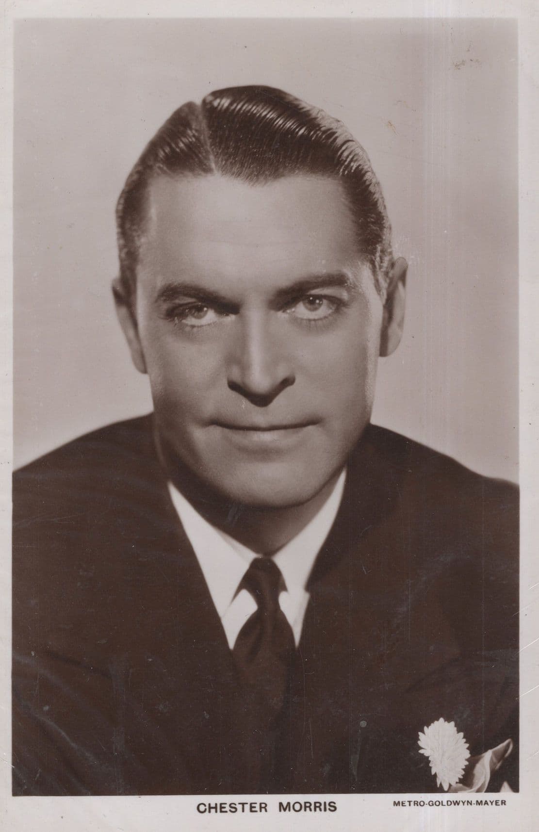 Chester Morris Film Weekly PB Rare Old Postcard