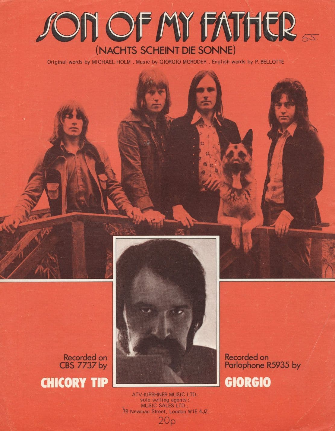 Chicory Tip Son Of My Father Sheet Music