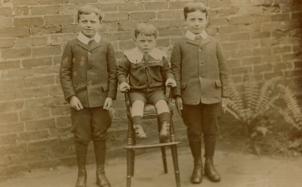 Child With Muddy Or Spotty Dirty Coat Suit Old Real Photo Postcard