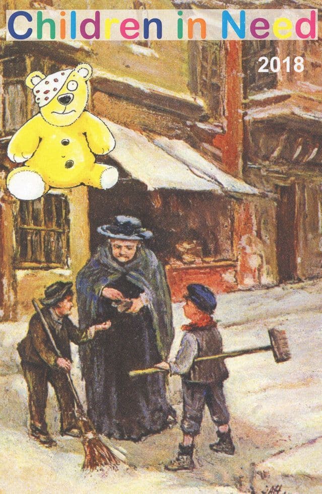 Children In Need Chimney Street Sweepers 2018 Rare Postcard