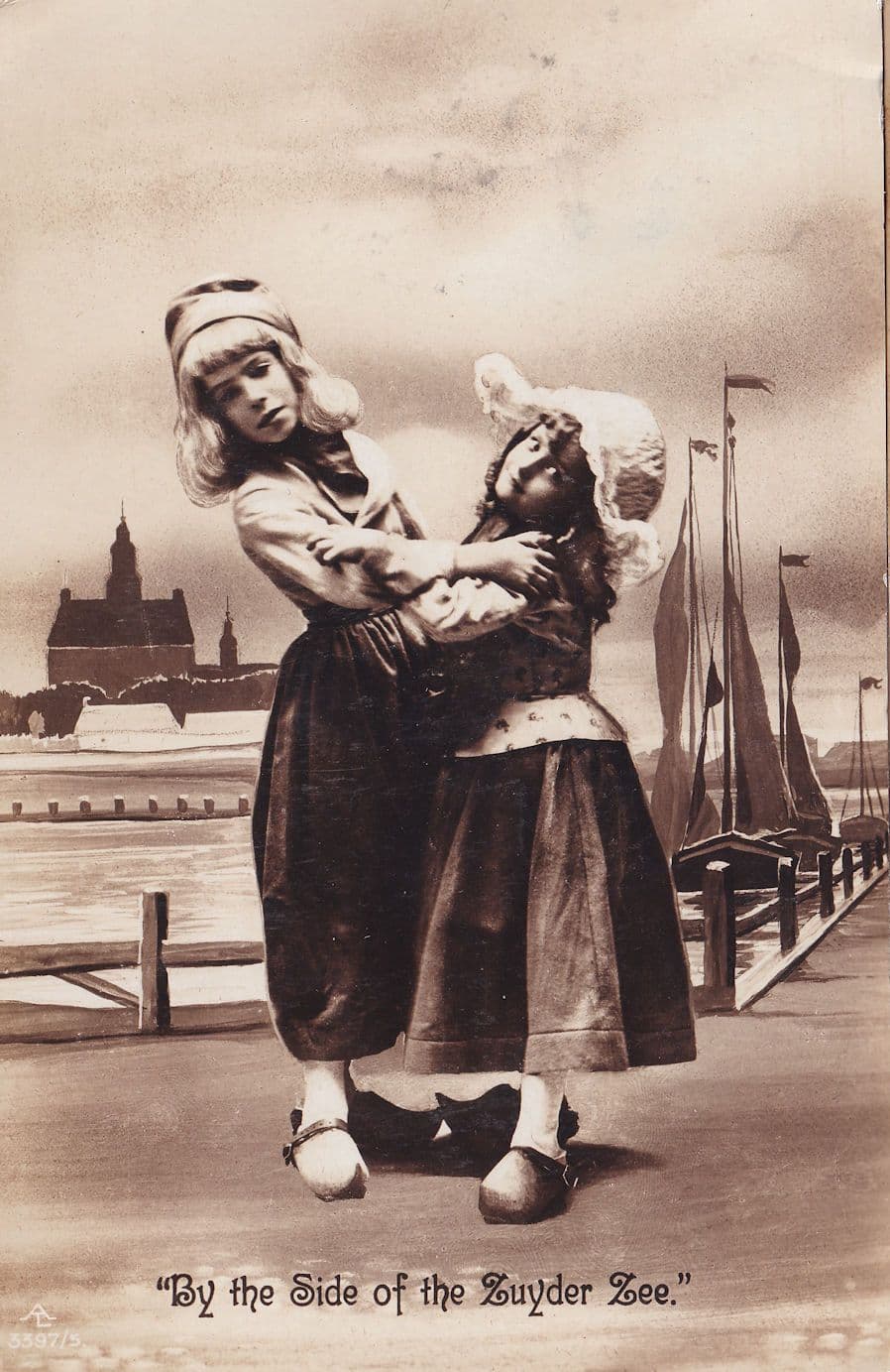 Children Theatre By The Side Of The Zuyder Zee Postcard
