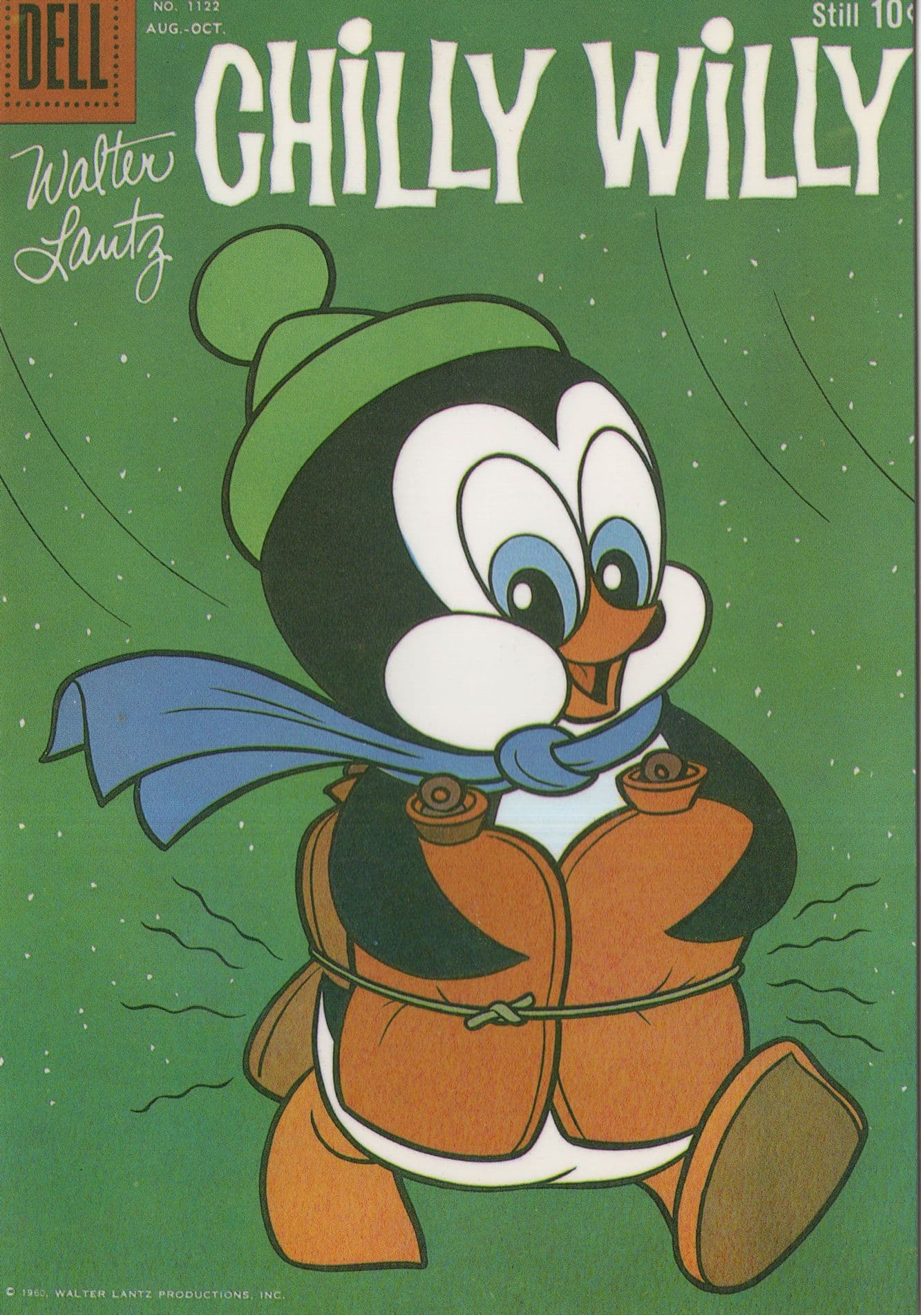 Chilly Willy Book Magazine Cover Postcard