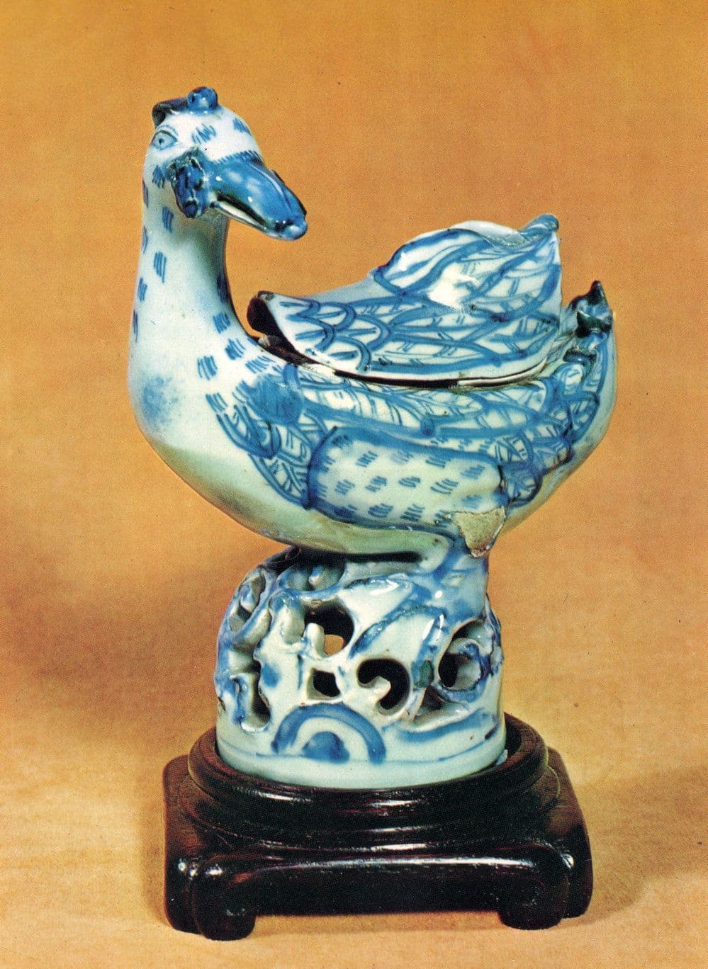 Chinese Ming Dynasty Incense Burner San Fransisco Museum Postcard