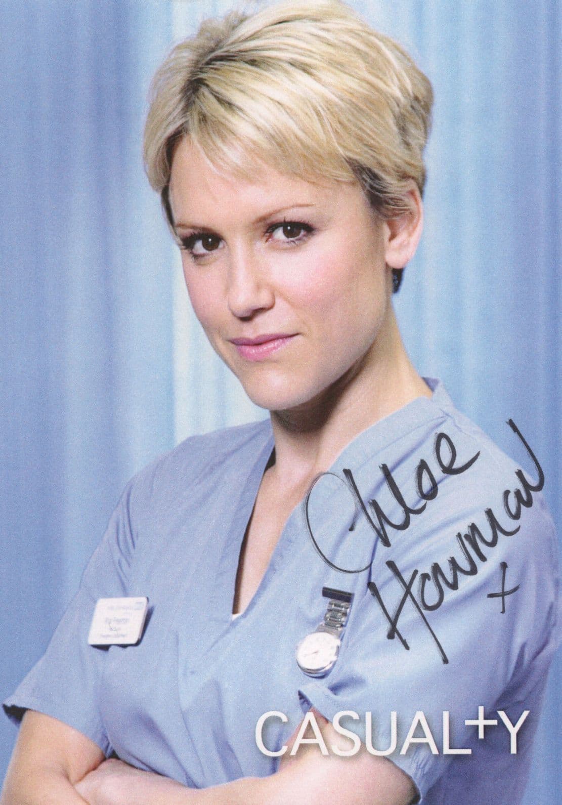 Chloe Howman as Rita in Casualty RARE Hand Signed Cast Card Photo