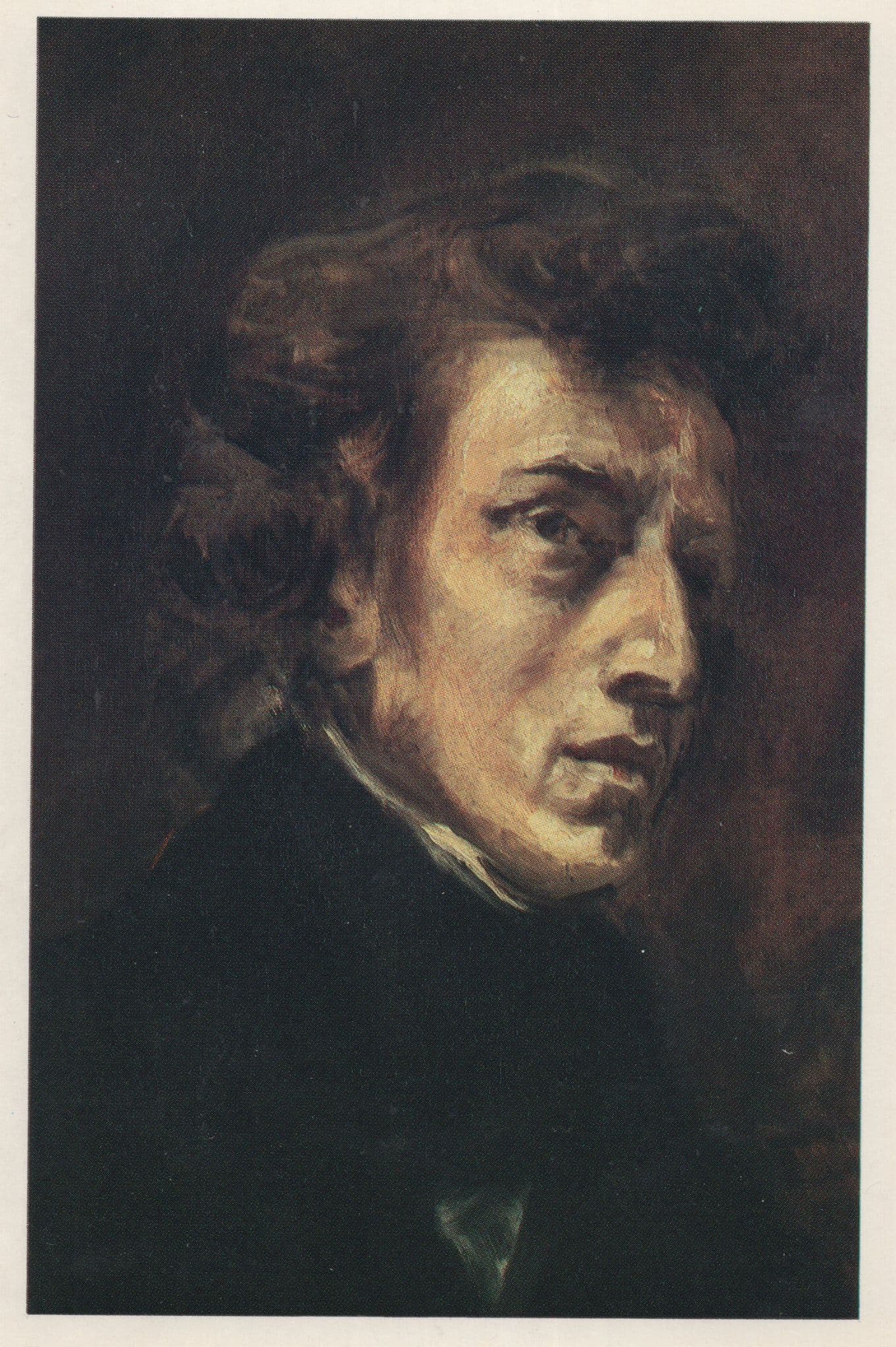 Chopin Classical Composer Valdemosa Painting Postcard