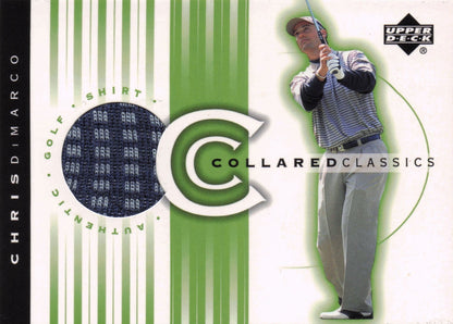 Chris DiMarco Collared Classics Golf Shirt Relic Upper Deck 2003 Card