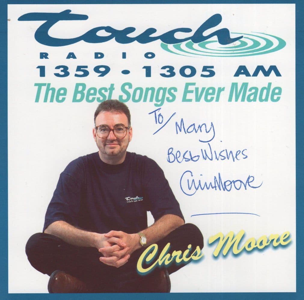 Chris Moore Touch Radio Red Dragon Welsh Head Of Music Hand Signed Photo