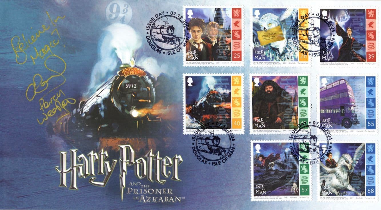 Chris Rankin Percy Weasley Harry Potter Prisoner Of Azkaban Ltd Edn 100 Hand Signed FDC