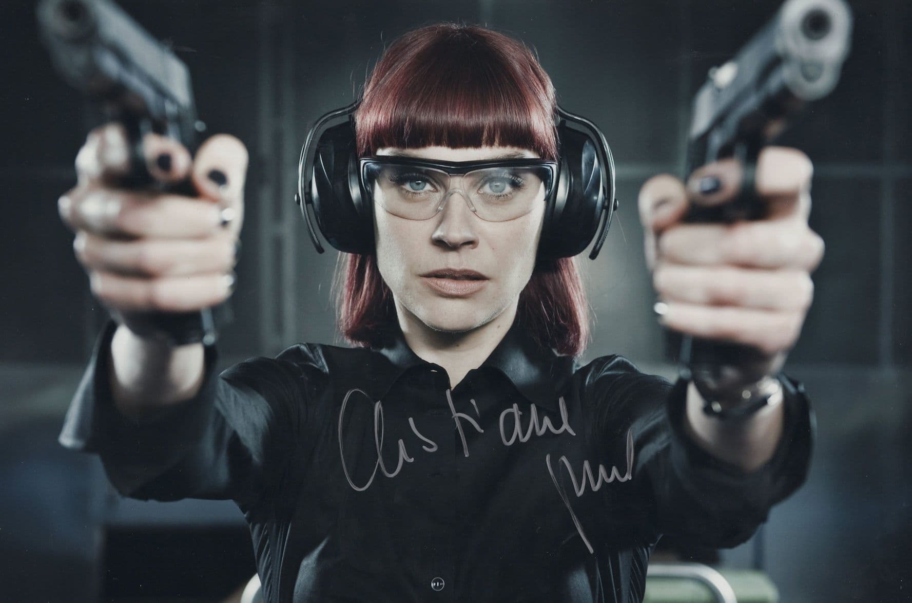 Christiane Paul German Film Actress Giant 12x8 Hand Signed Photo
