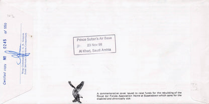 Christmas 1998 RAC Low Military Squadrons Of The RAF Hand Signed FDC