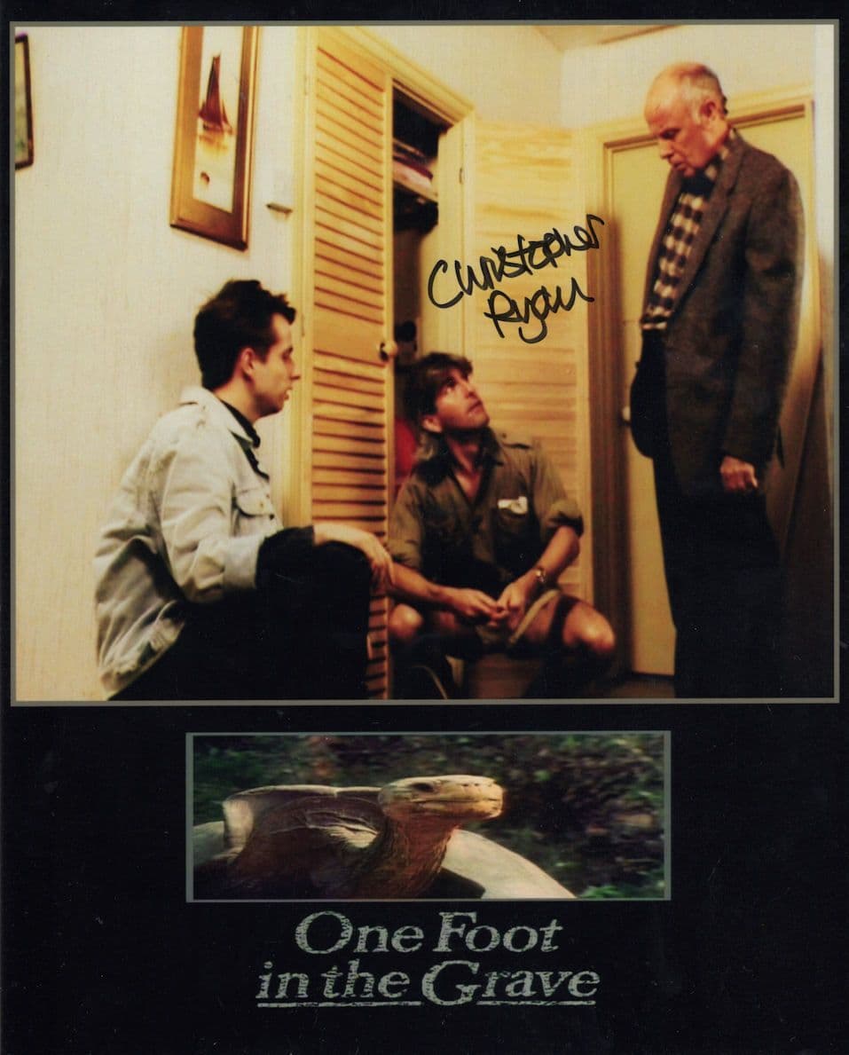 Christopher Ryan One Foot In The Grave 10x8 Hand Signed Photo