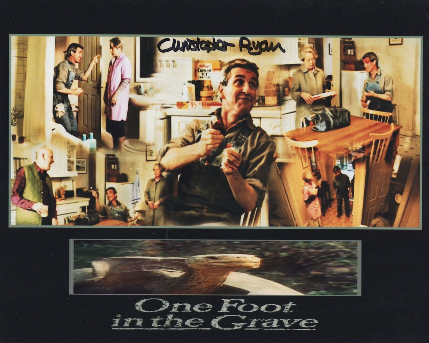 Christopher Ryan One Foot In The Grave Large 10x8 Hand Signed Photo
