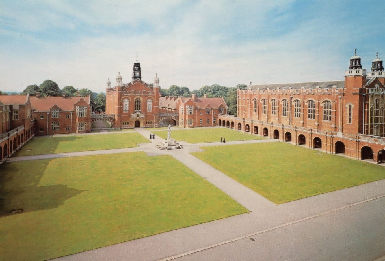 Christs Hospital London The Quadrangle Postcard