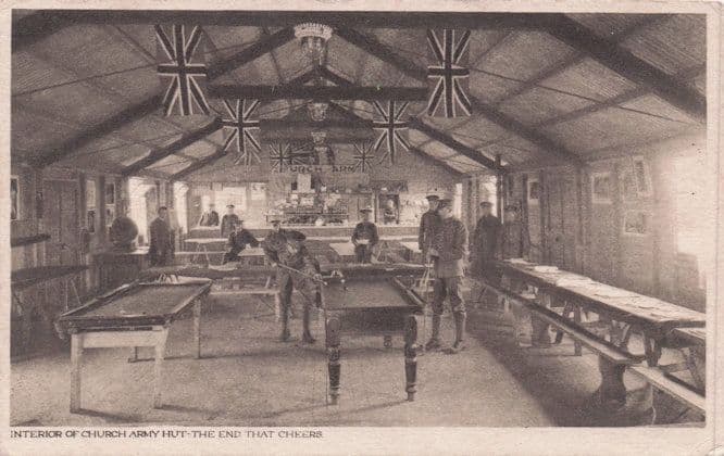 Church Army Hut Hounslow Heath London WW1 Military Postcard