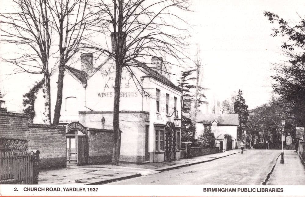 Church Road Yardley Birmingham Pub Real Photo Postcard