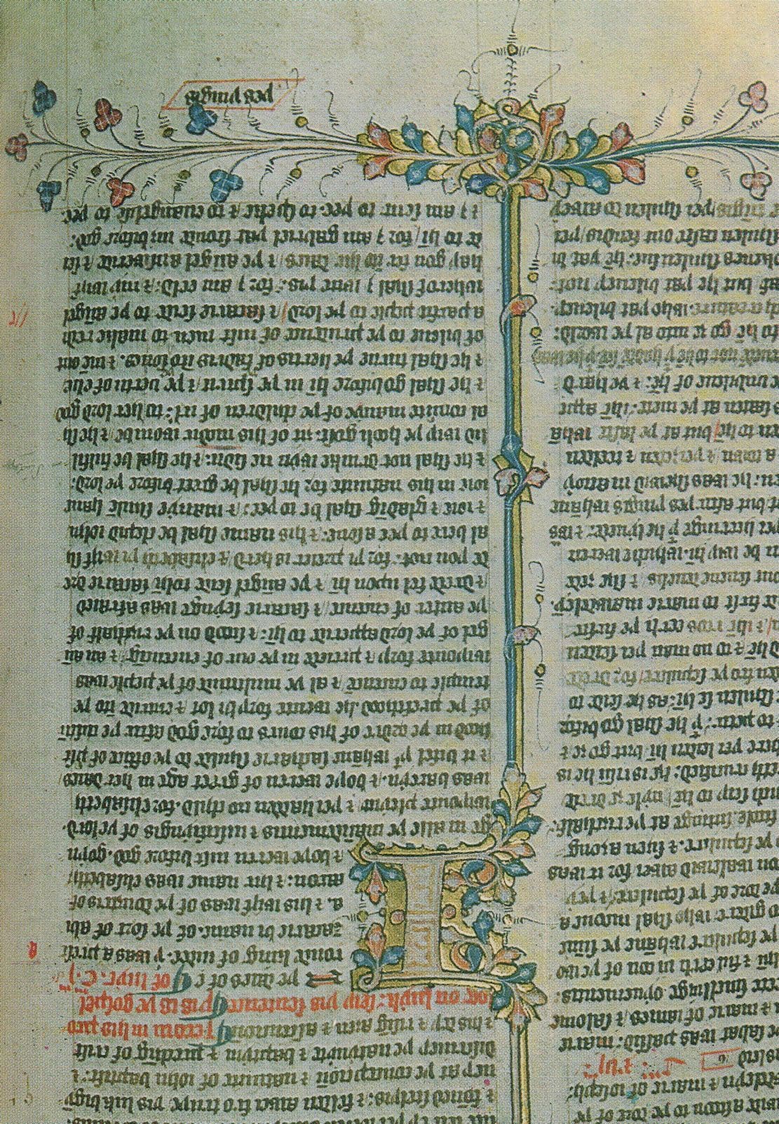 Cider Medieval Old Bible from 1420 Hereford Cathedral Postcard