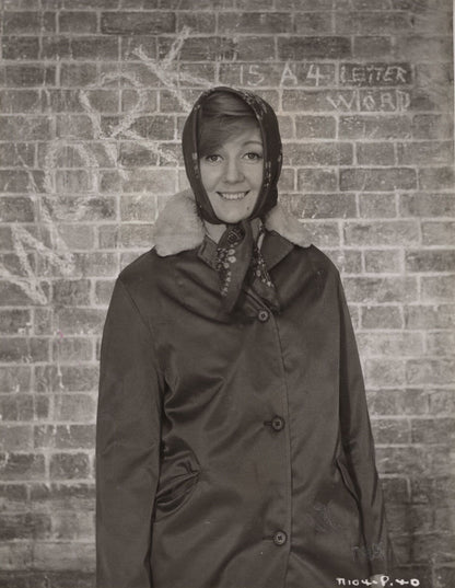 Cilla Black Raincoat Work Is A Four Letter Word Film Release 1967 Press Photo
