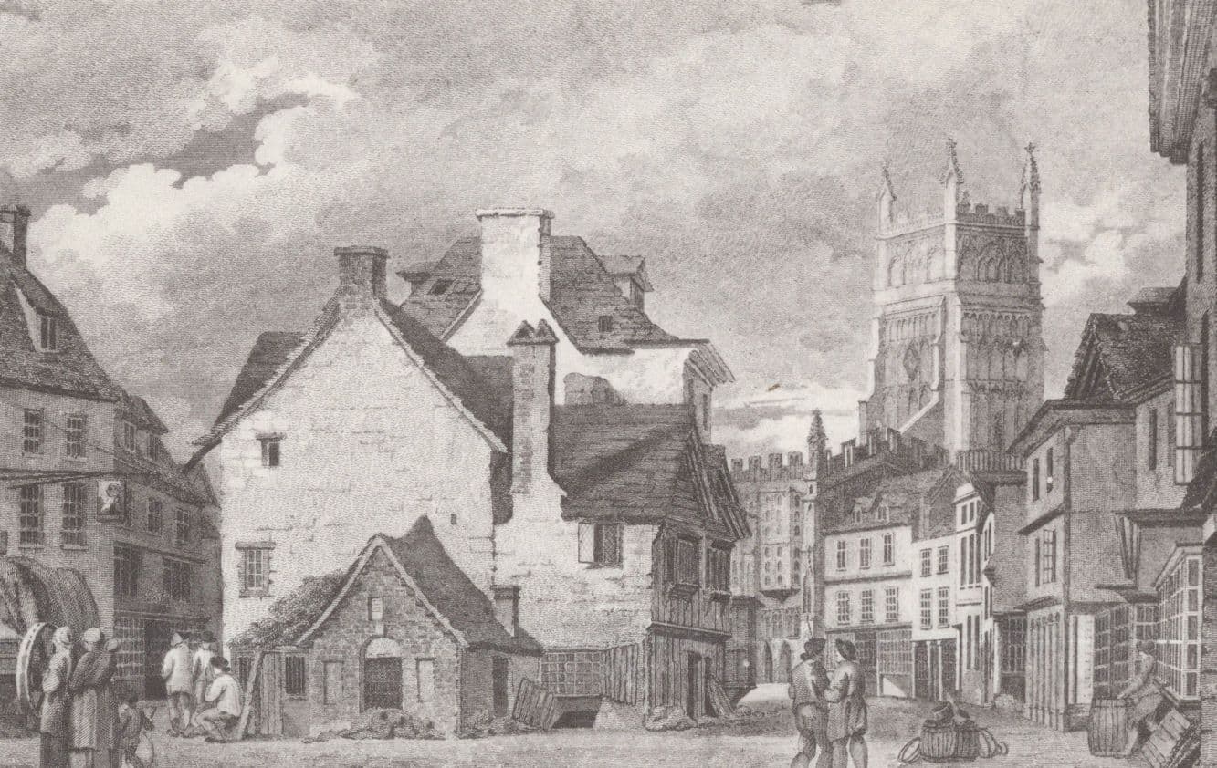 Cirencester The Shambles Victorian Gloucester Painting Postcard
