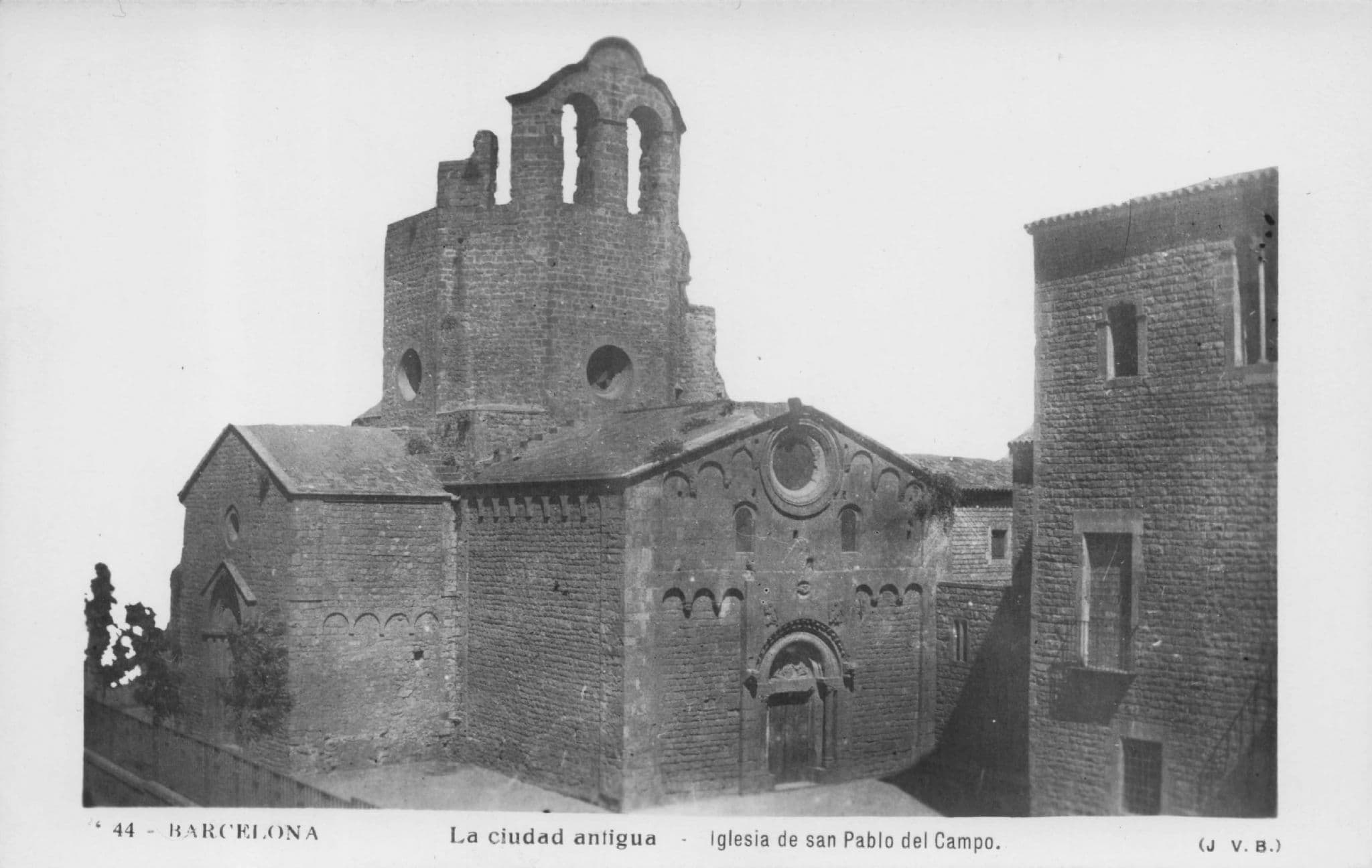Ciudad Antigua Iglesia De San Pablo Del Campo Claustros Spain Old Postcard