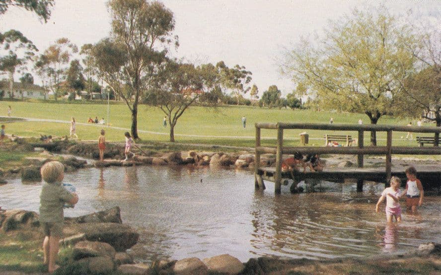 Civic Park Billabong Tea Room Plaza Modbury Australia Postcard