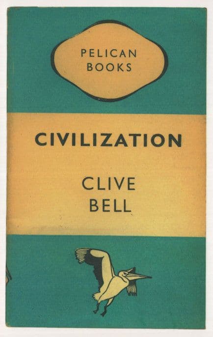 Civilization Clive Bell 1936 Book Postcard