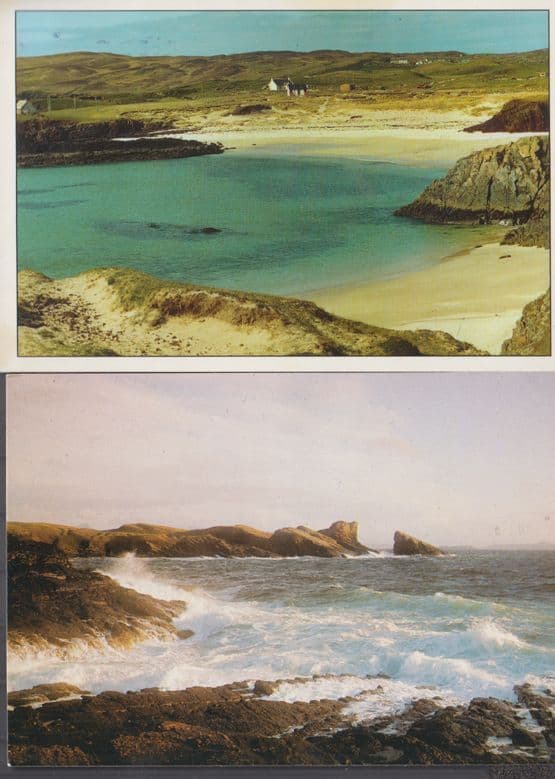 Clachtoll Bay Beach 2x Postcard s
