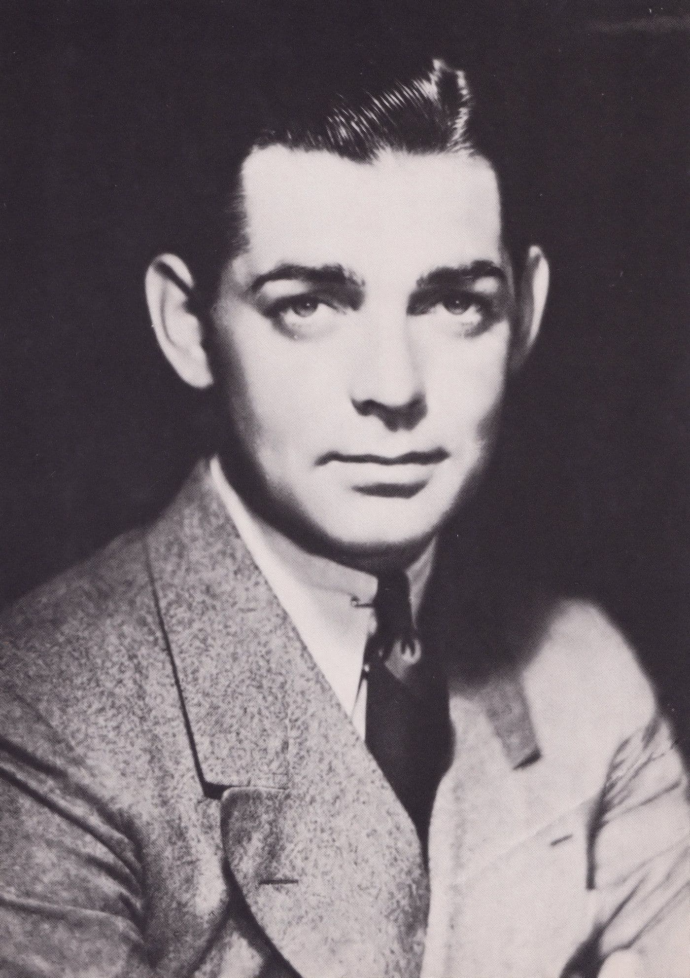 Clark Gable BBC Hulton Picture Library Real Photo Rare Postcard