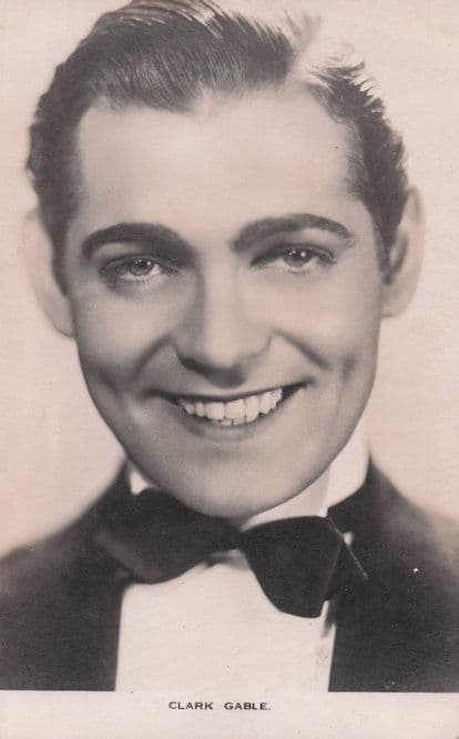 Clark Gable Film Weekly Vintage Actor Real Photo PB Postcard