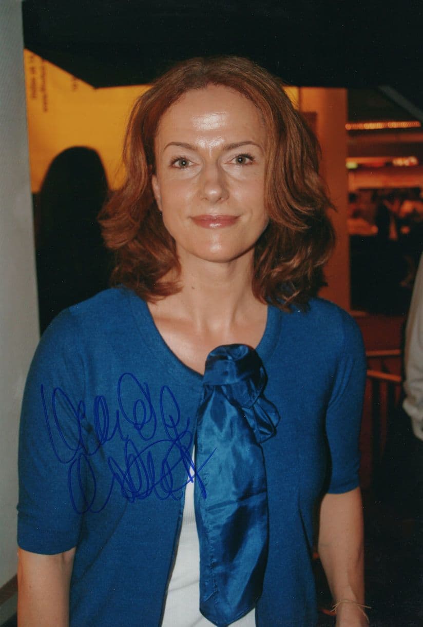 Claudia Michelsen German Film Actress Giant 12x8 Hand Signed Photo