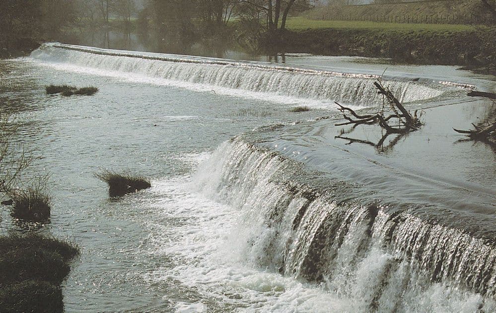 Claverton Warleigh Weir Bath Postcard