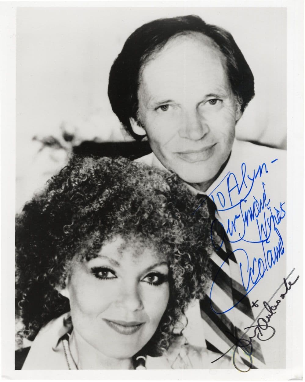 Cleo Laine Johnny Dankworth Giant Early 10x8 Hand Signed Photo