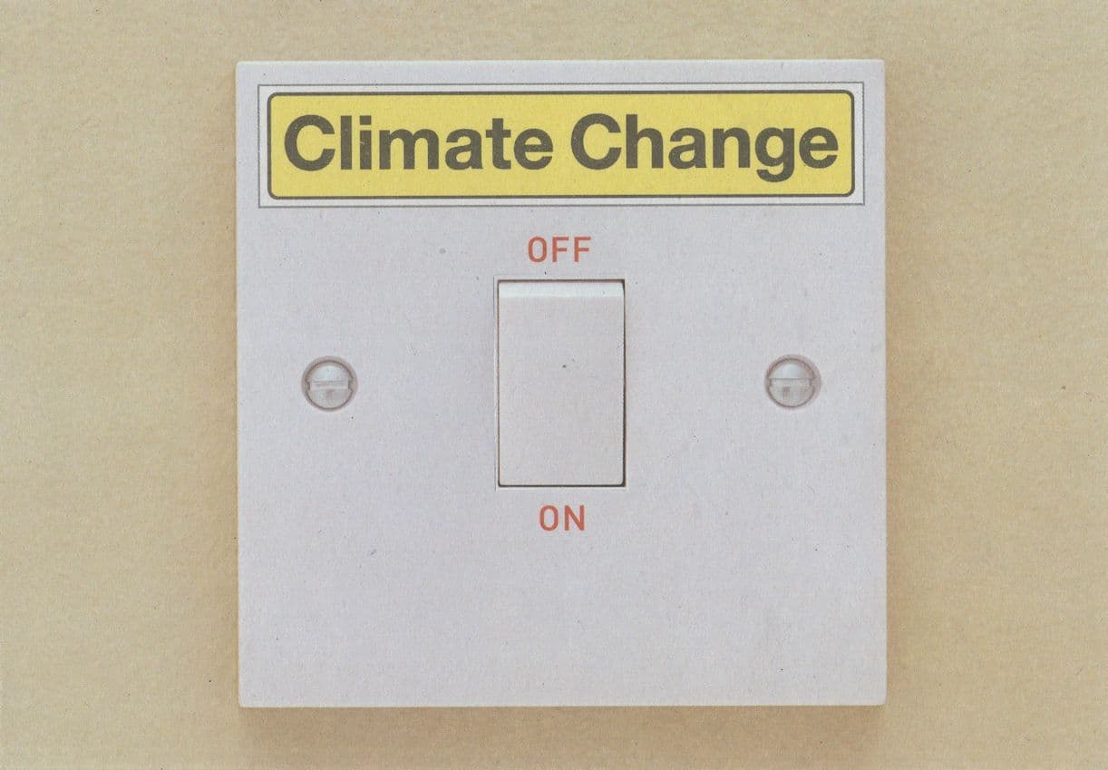 Climate Change Plug Wall Socket Electricity Campaign Postcard