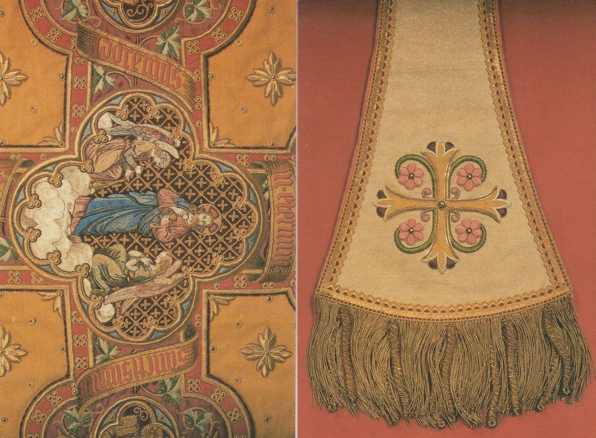 Cloth of Gold Vestment Silver Stole Museum Dumfries 2x Postcard s