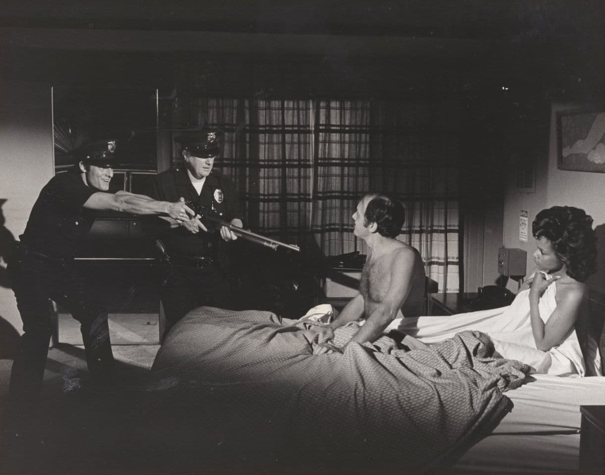 Clyde Kusatsu Susan Batson The Choirboys Film 10x8 Monochrome Publicity Photo