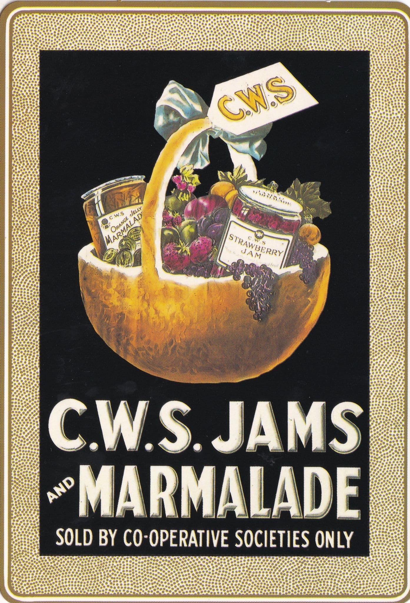 Co-op Co Operative Society WW2 Marmalade Advertising Postcard
