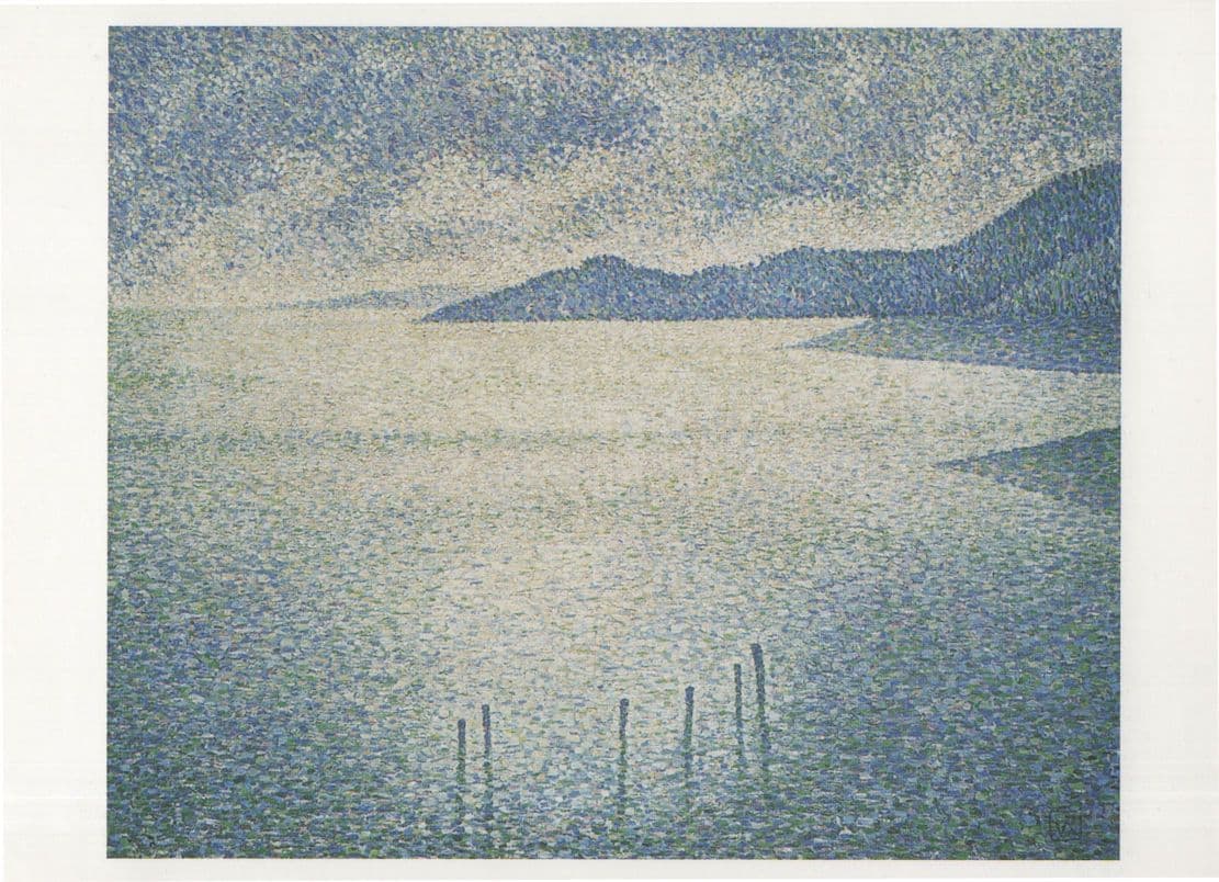 Coastal Scene Theo Von Rysselberghe NPG Painting Postcard