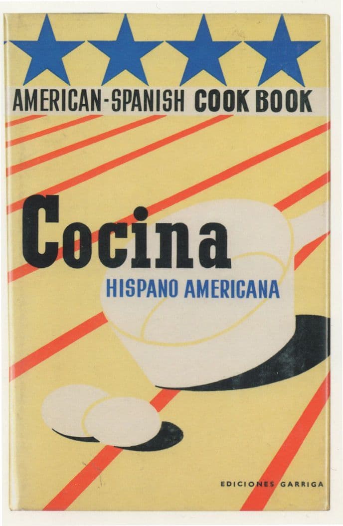 Cocina Hispano Americana American Spanish Cook Book Postcard